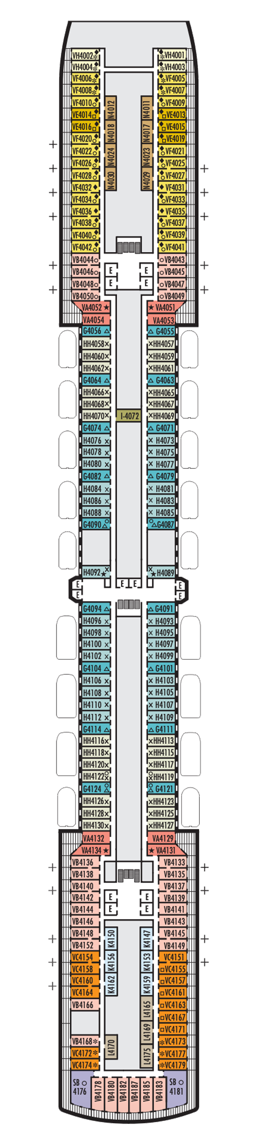 Deck 4 - Upper Promenade