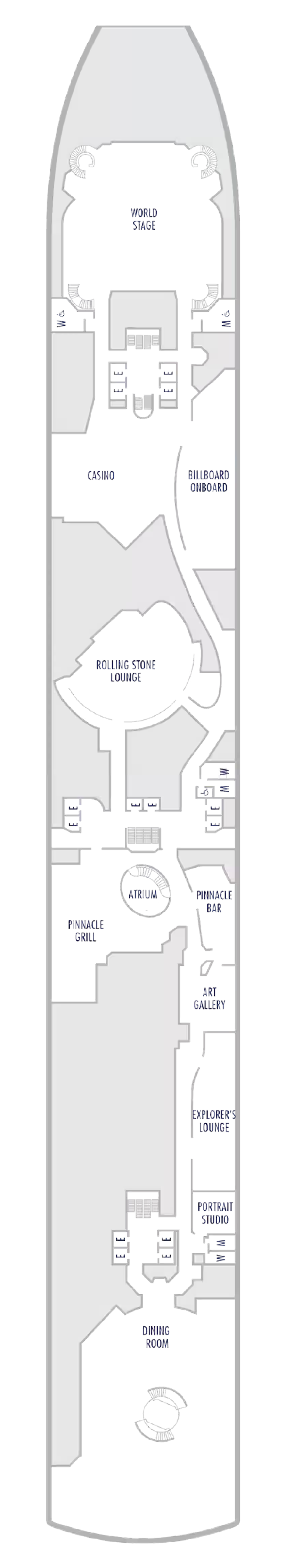 Deck 2 - Lower Promenade