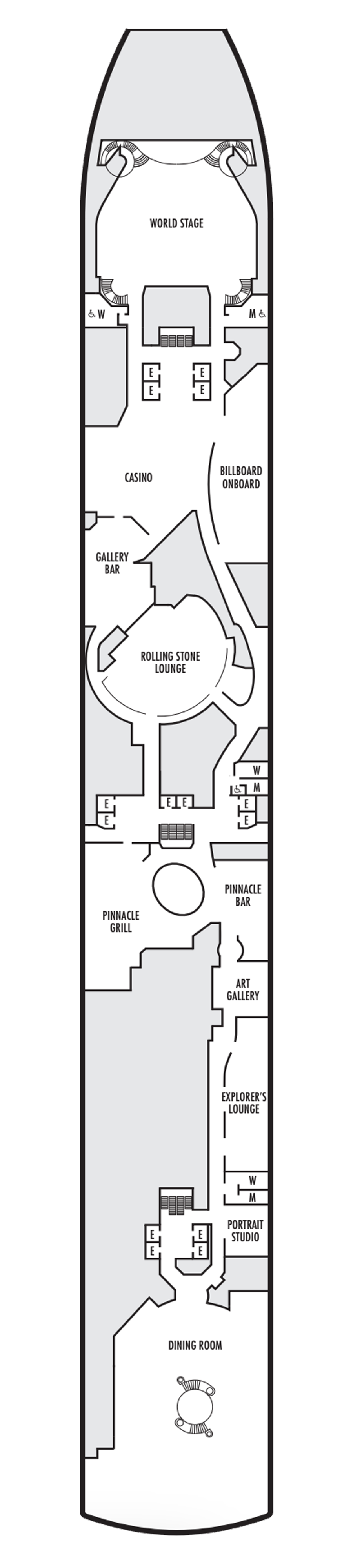 Deck 2 - Lower Promenade