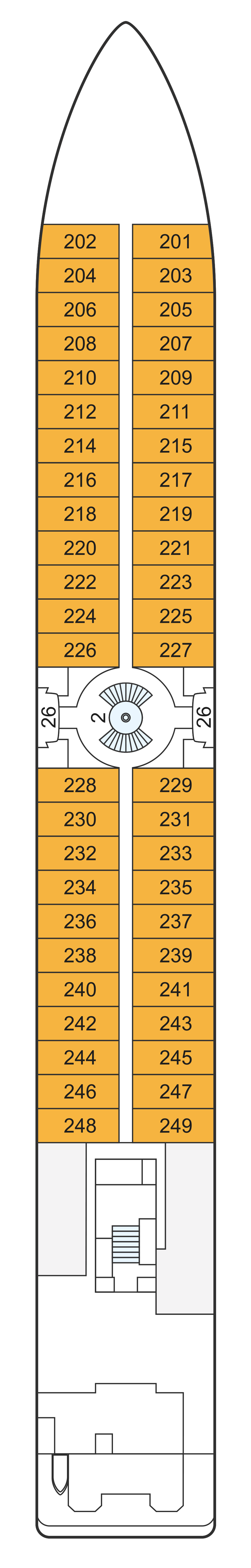 A-ROSA BELLA Deck 2