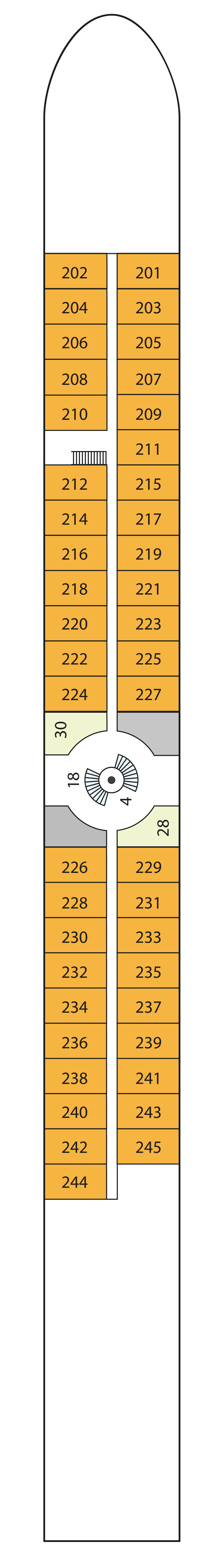 A-ROSA BRAVA Deck 2