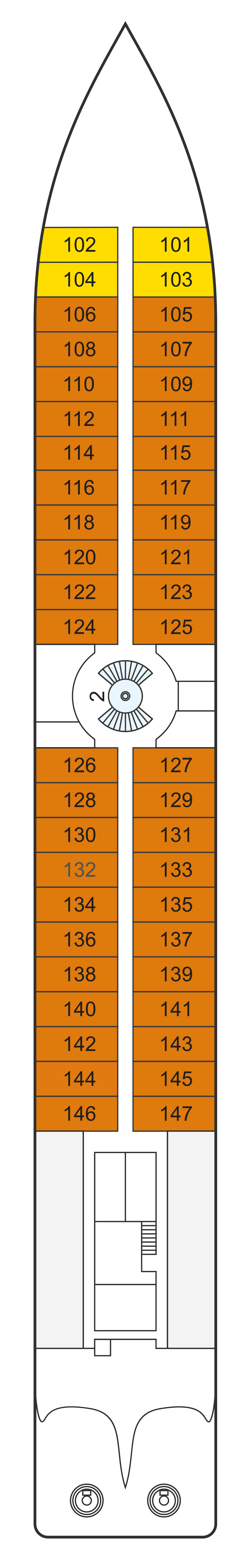 A-ROSA BELLA Deck 1