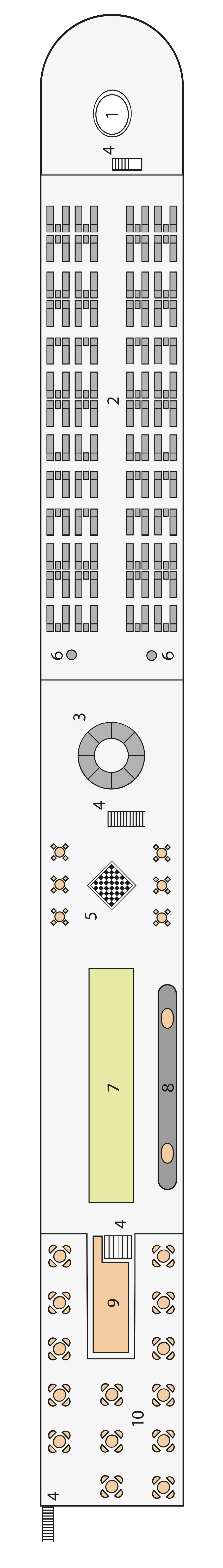 A-ROSA BRAVA Deck 4