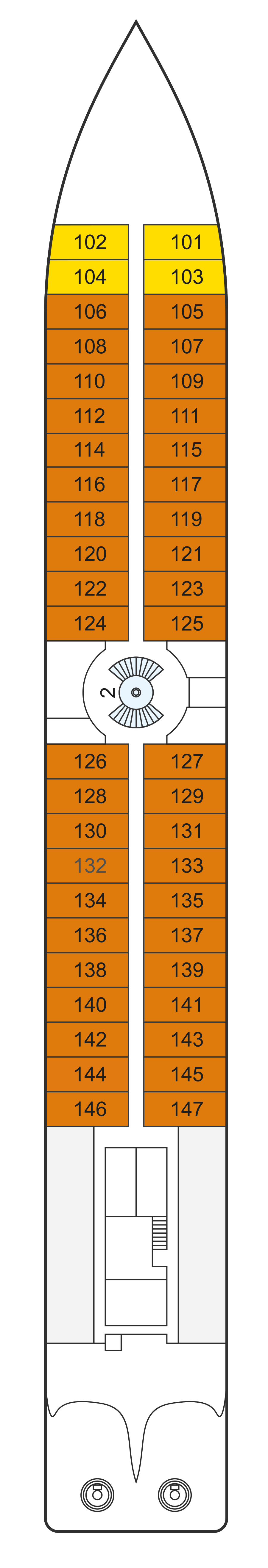 A-ROSA RIVA Deck 1